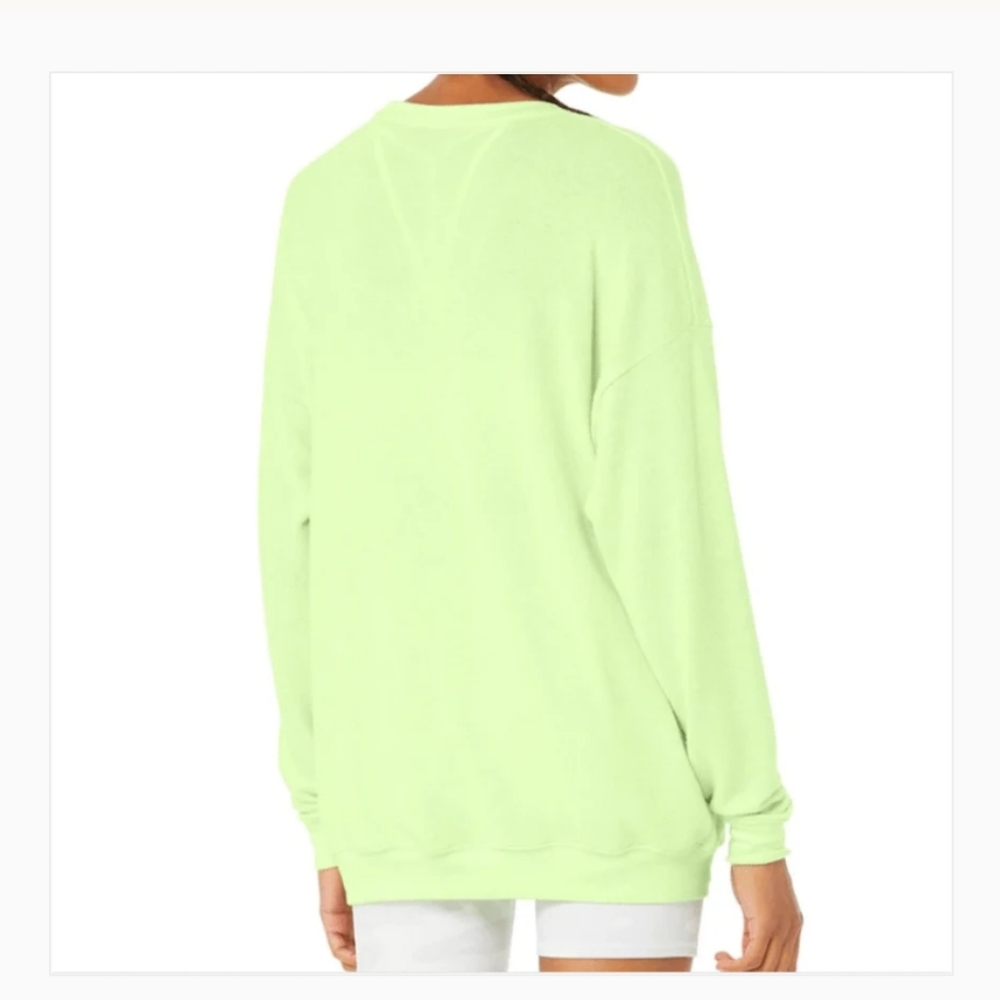 Alo Soho Pullover - Neon Lime - Picture 2 of 3